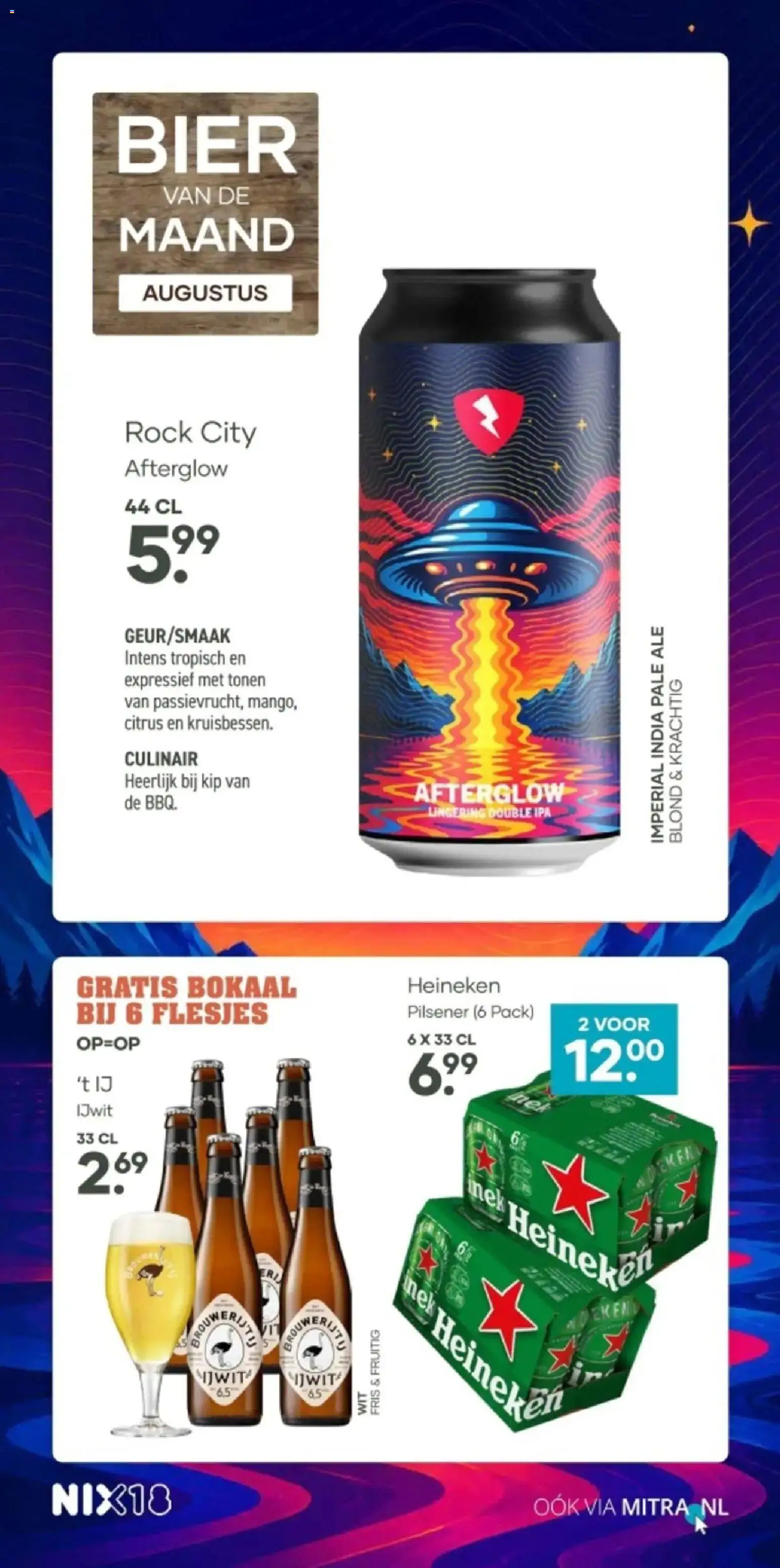 Mitra folder vanaf 10-08-2026 || NIEUWE | Pagina: 15 | Producten: Bier, Heineken, Kip