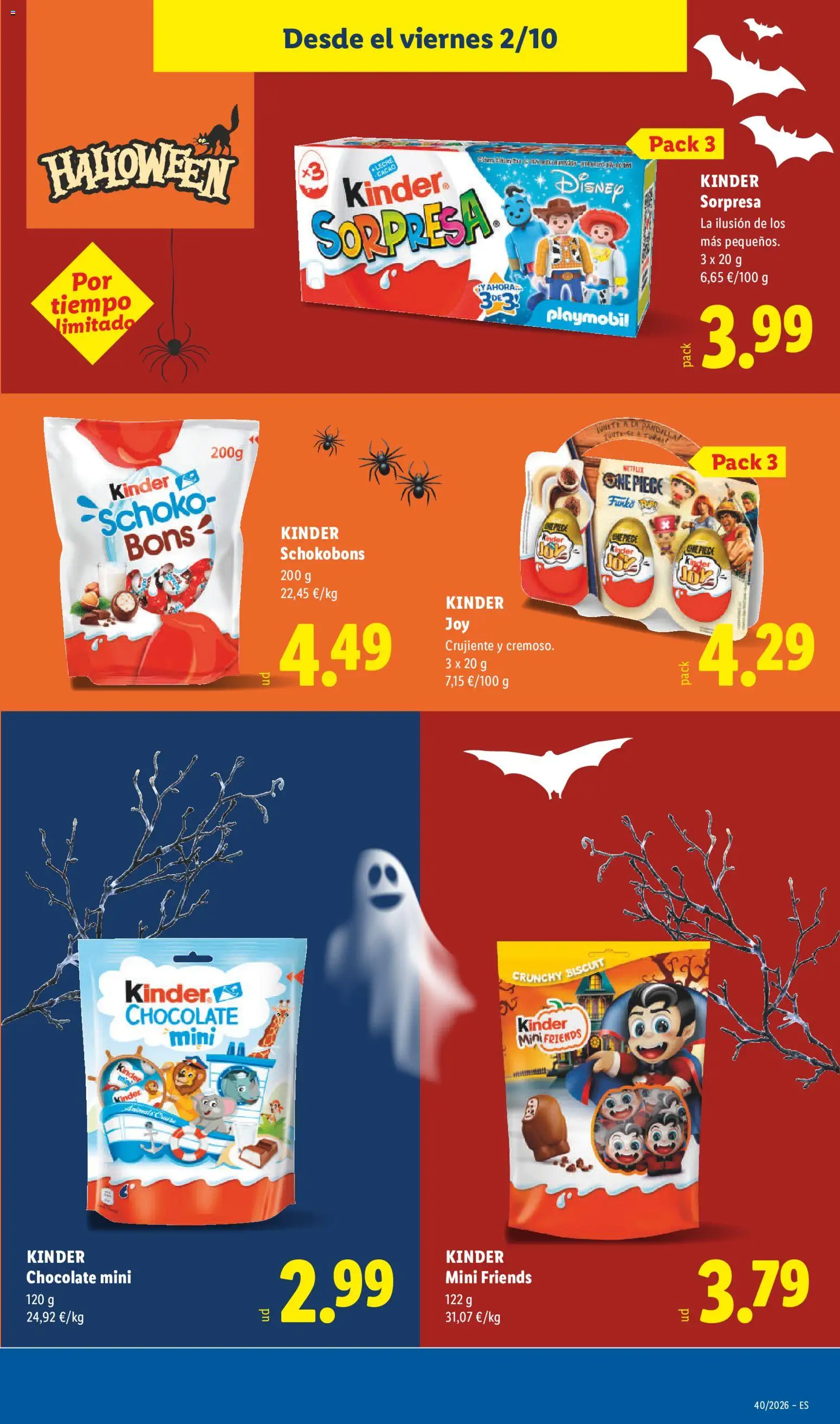 Lidl folleto Halloween │ válido desde el 02/10/2026 | Página: 13 | Productos: Leche, Chocolate, Té, Cacao