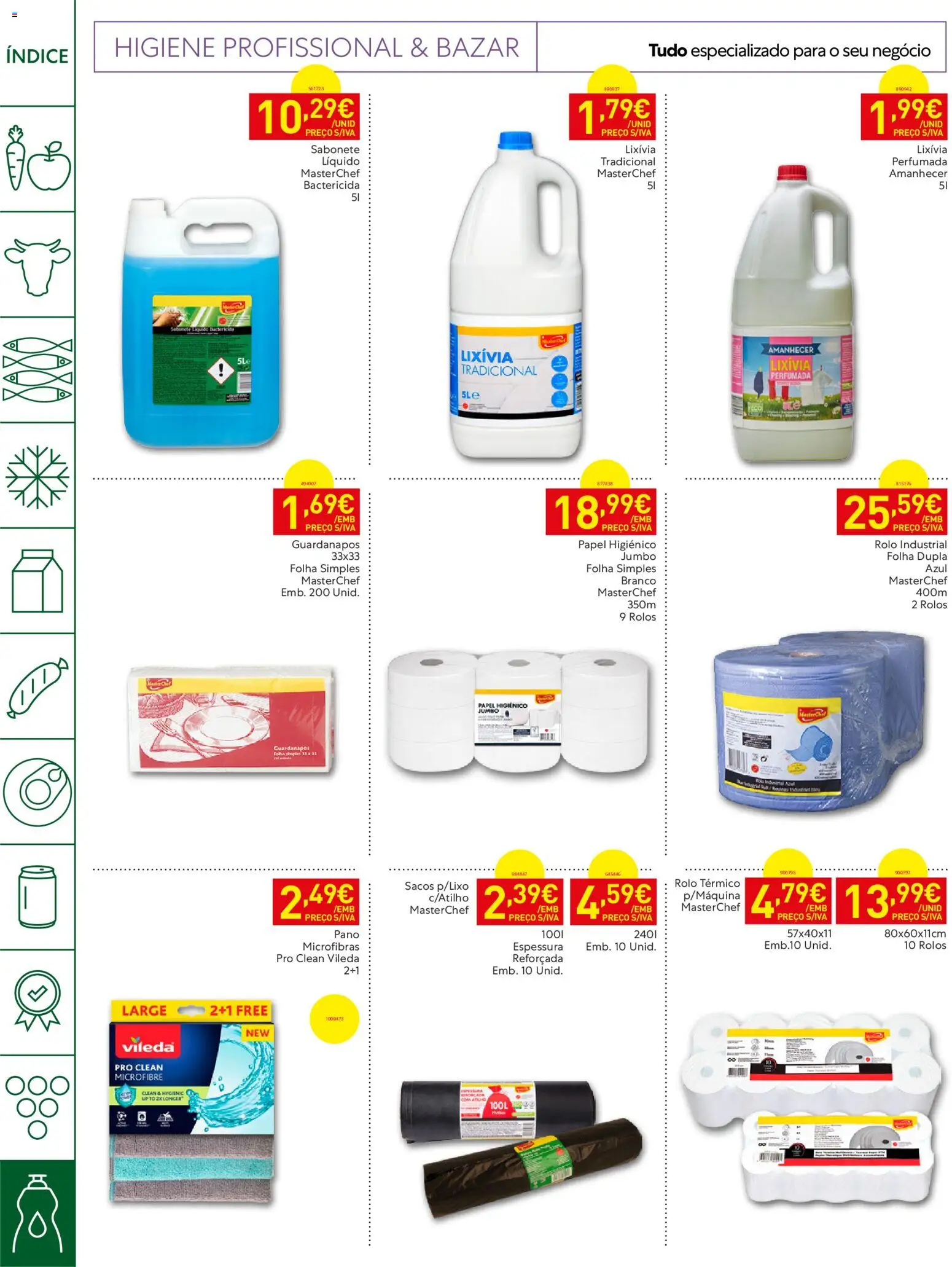 Recheio Horeca Madeira │ válido de 15/09/2026 | Página: 28 | Produtos: Papel higiénico, Guardanapos, Sabonete