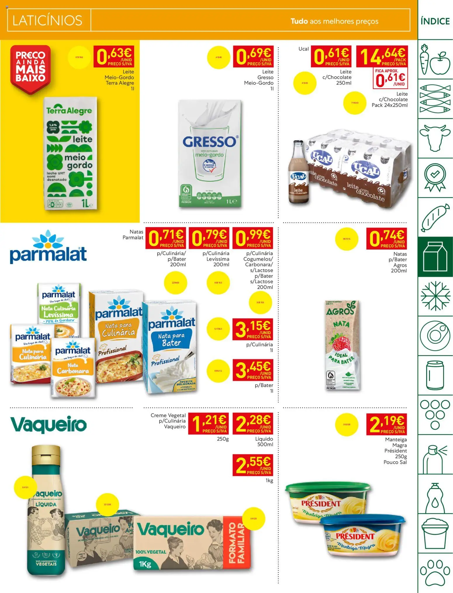Recheio folheto │ válido de 09.06.2026 | Página: 13 | Produtos: Sal, Manteiga, Chocolate, Natas