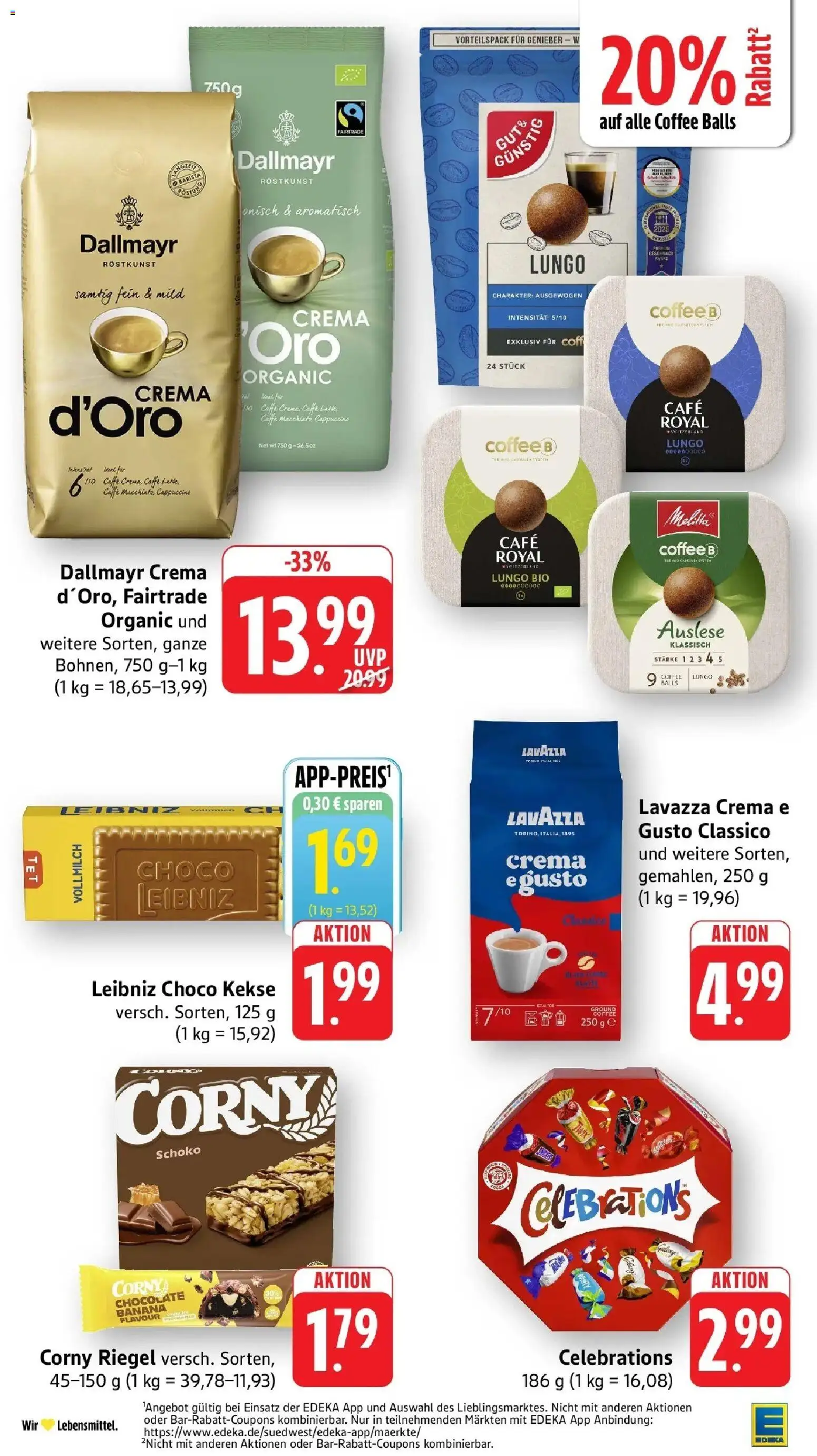 Edeka - EDEKA: Wochenangebote – gültig ab 05.07.2026 | Seite: 23 | Produkte: Lavazza, Celebrations, Dallmayr, Kekse