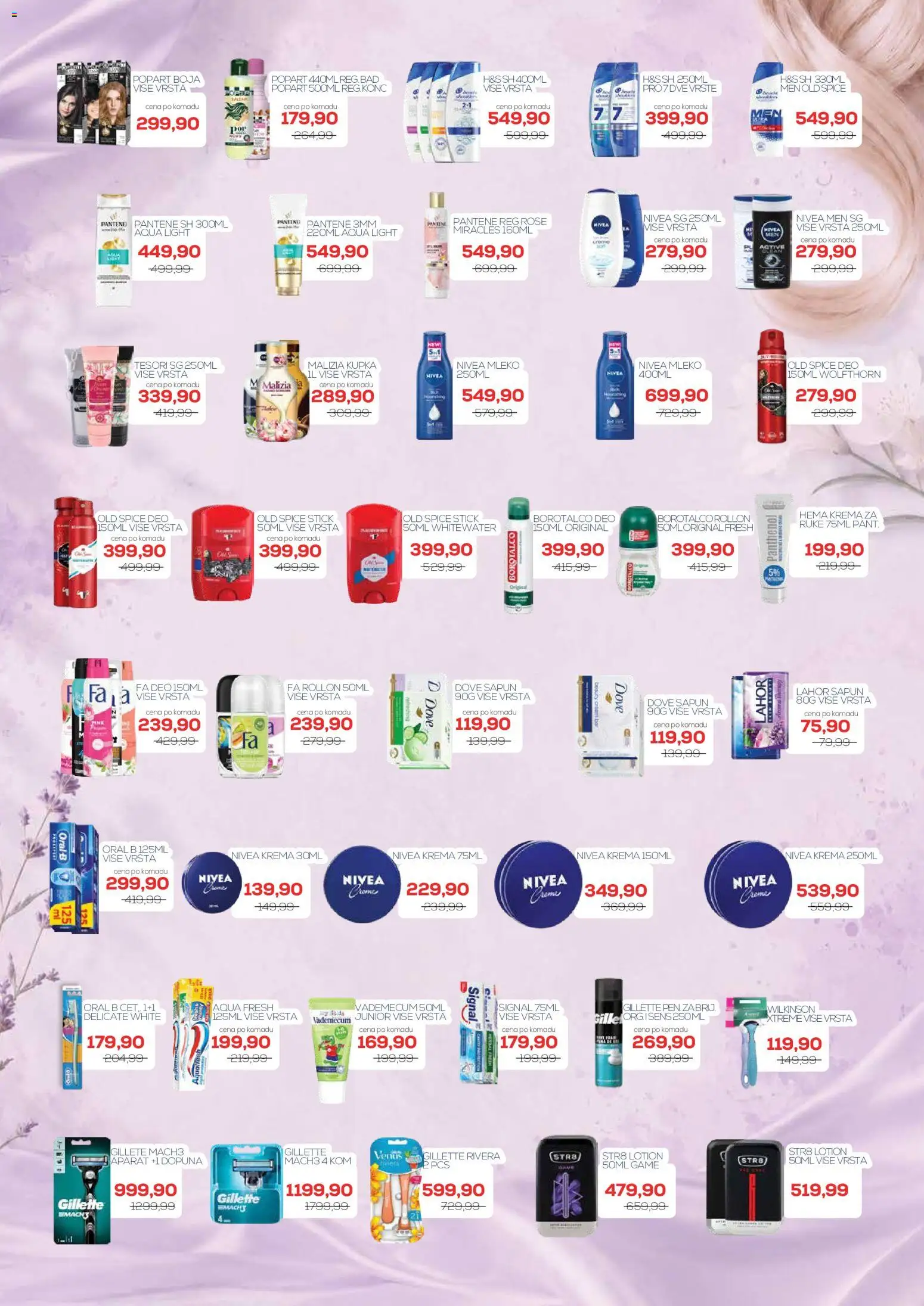 Medius katalog - važi od 25.08.2026 | Strana: 18 | Proizvode: Nivea Men, Mleko, Dove, Borotalco