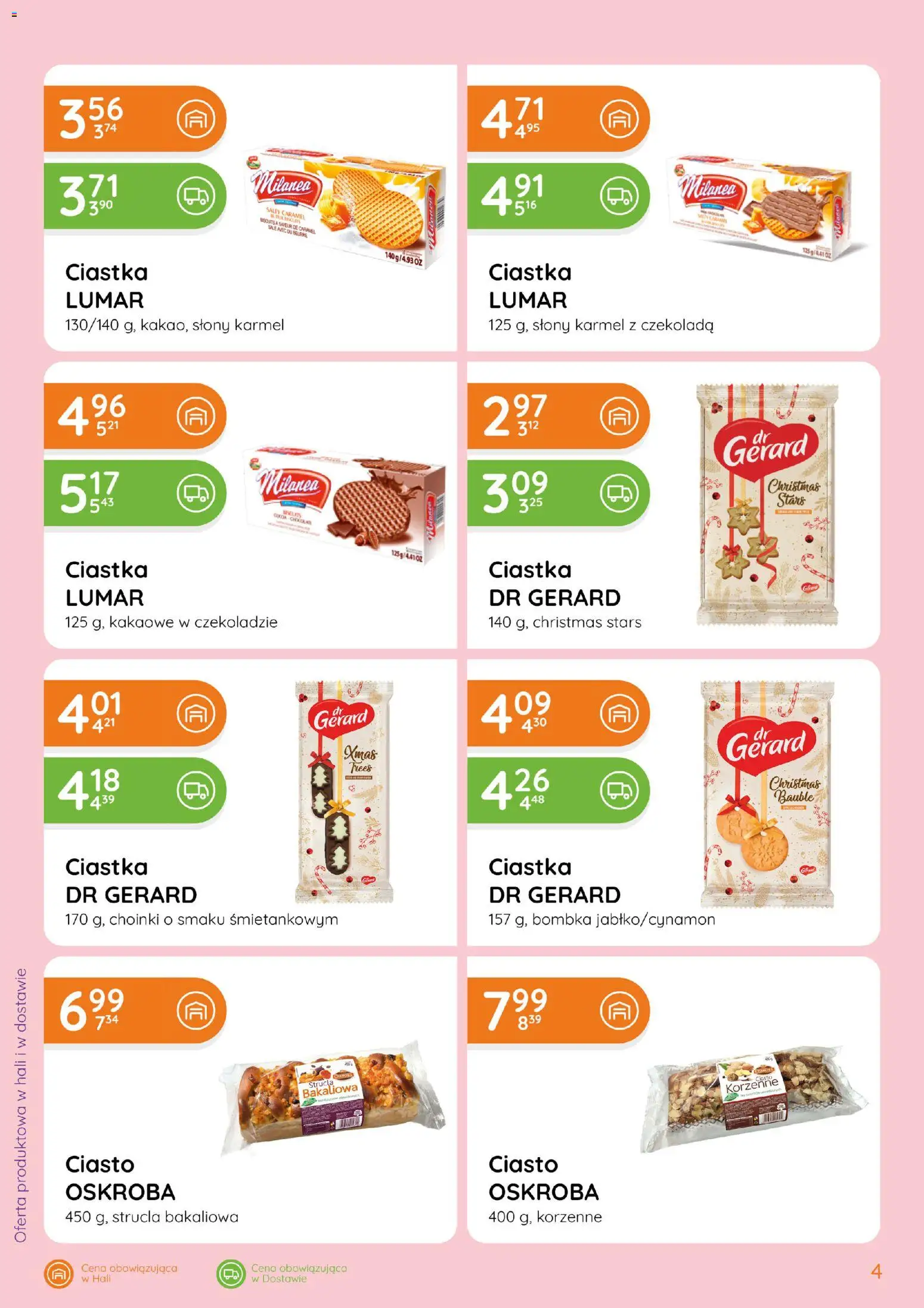 Eurocash gazetka - Katalog Boże Narodzenie - Słodycze od 15.10.2026 | Strona: 4 | Produkty: Słony karmel, Ciasto, Ciastka Dr Gerard, Czekolada