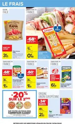 Carrefour - Prévisualisation de Carrefour catalogue valide à partir de 06/10/2026 | Page: 39 | Produits: Paprika, Sandwich, Pain, Jambon