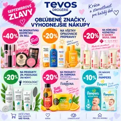 TEVOS drogérie leták platný od 15.10.2026