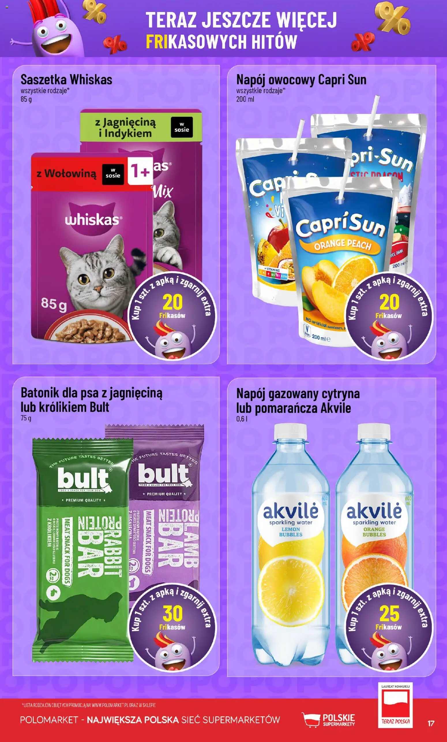 POLOmarket gazetka - Frikasowe Hity od 07.10.2026 | Strona: 17 | Produkty: Cytryna, Whiskas, Jagnięcina, Wołowina