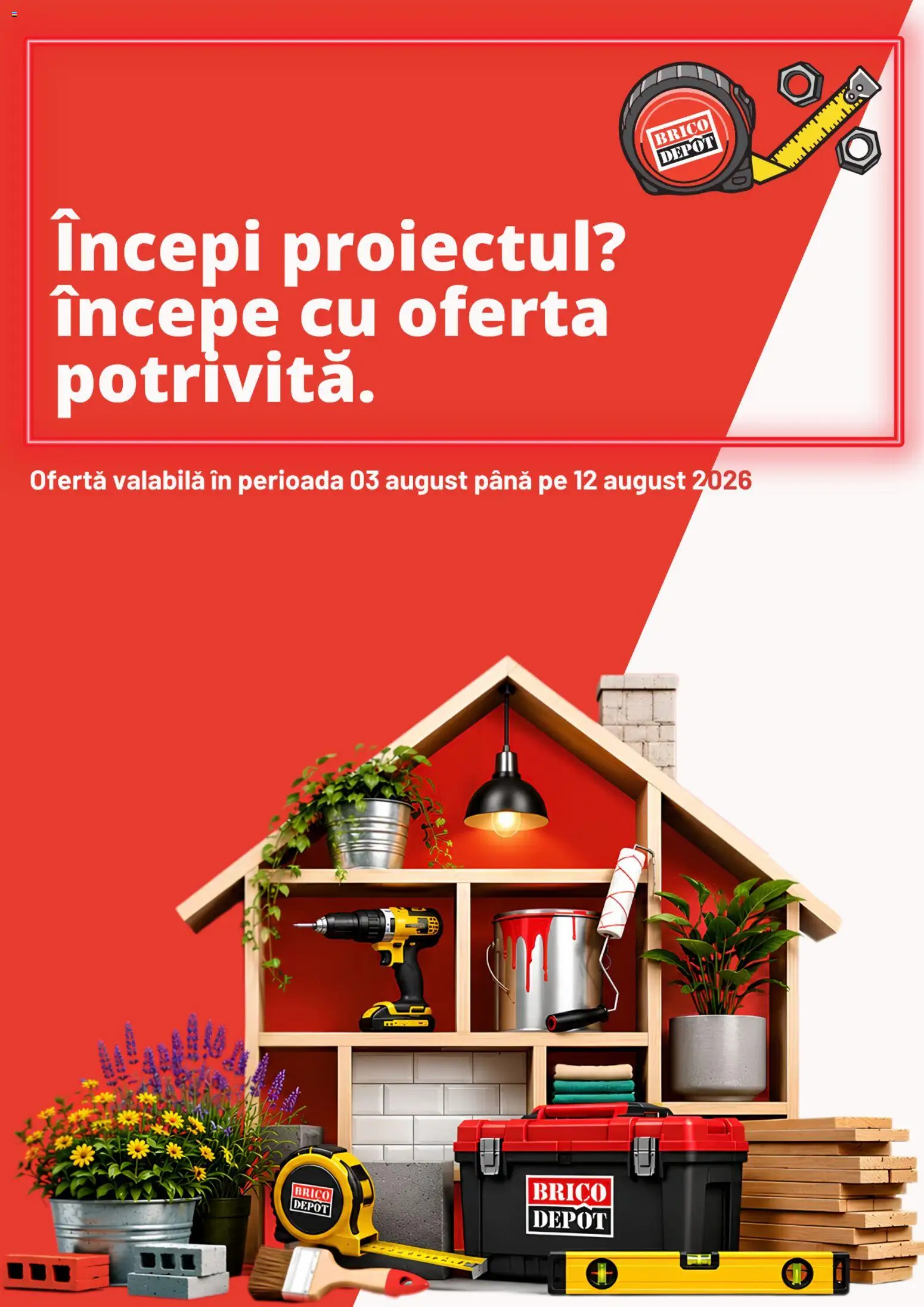 Noul catalog Brico Depot – valabil de la 03.08.2026 | Pagină: 1