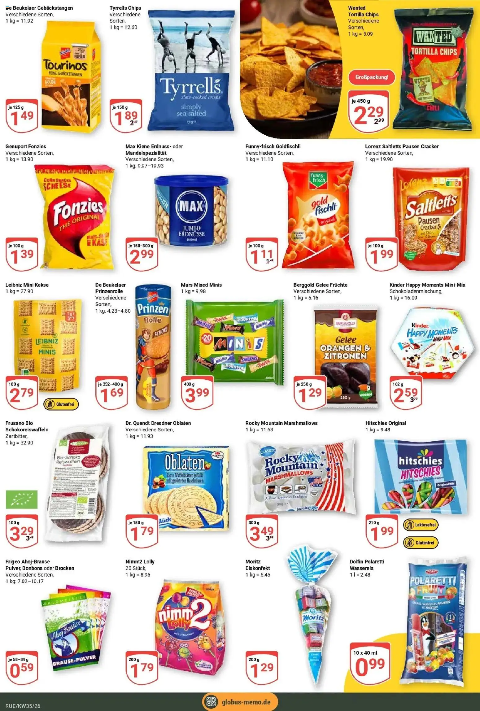 Globus Prospekt Rüsselsheim (ab 24.08.2026) » Angebote online | Seite: 17 | Produkte: Gouda, Funny frisch, Mars, Twix