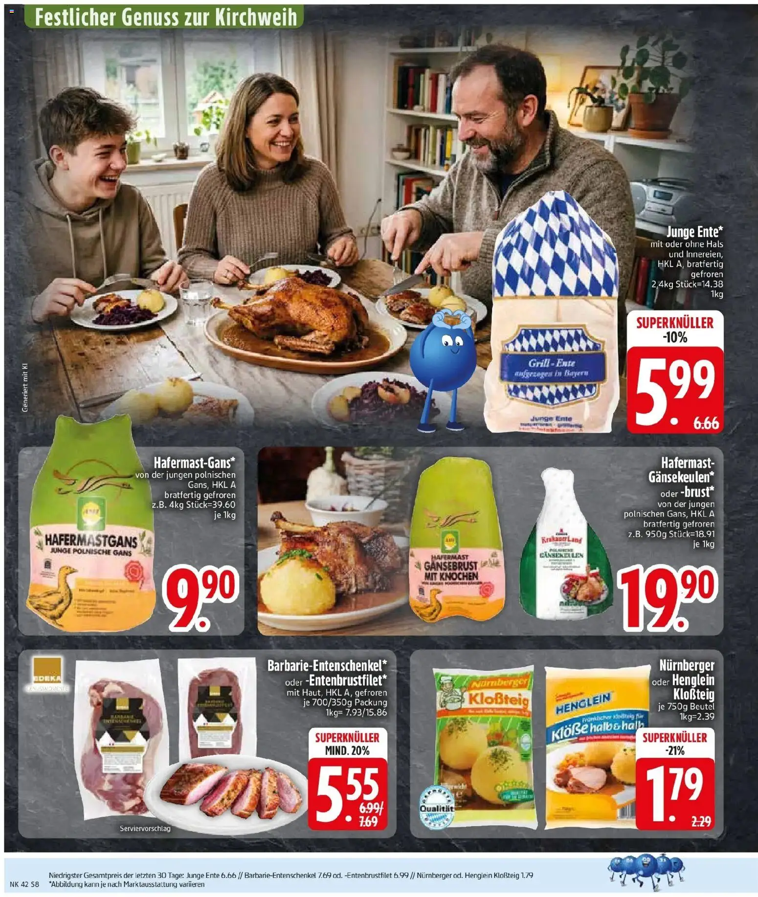 Edeka Prospekt Siegsdorf (ab 12.10.2026) » Angebote Online | Seite: 10 | Produkte: Grill, Ente