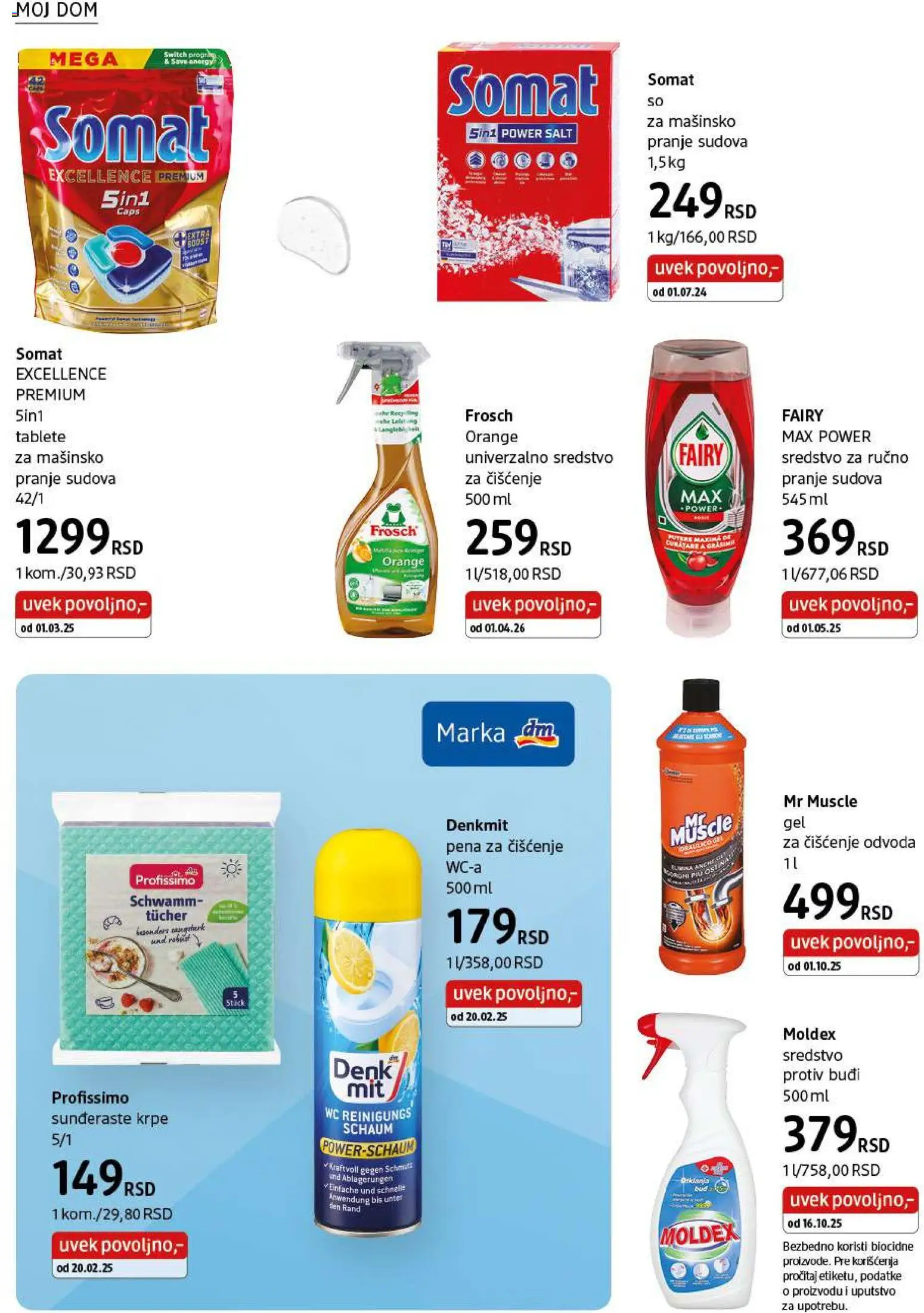 DM Drogerie katalog - važi od 01.08.2026 | Strana: 38 | Proizvode: Somat, Wc
