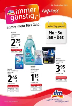 dm drogerie markt Flugblatt  / 2026 ab 24.09.2026 gültig