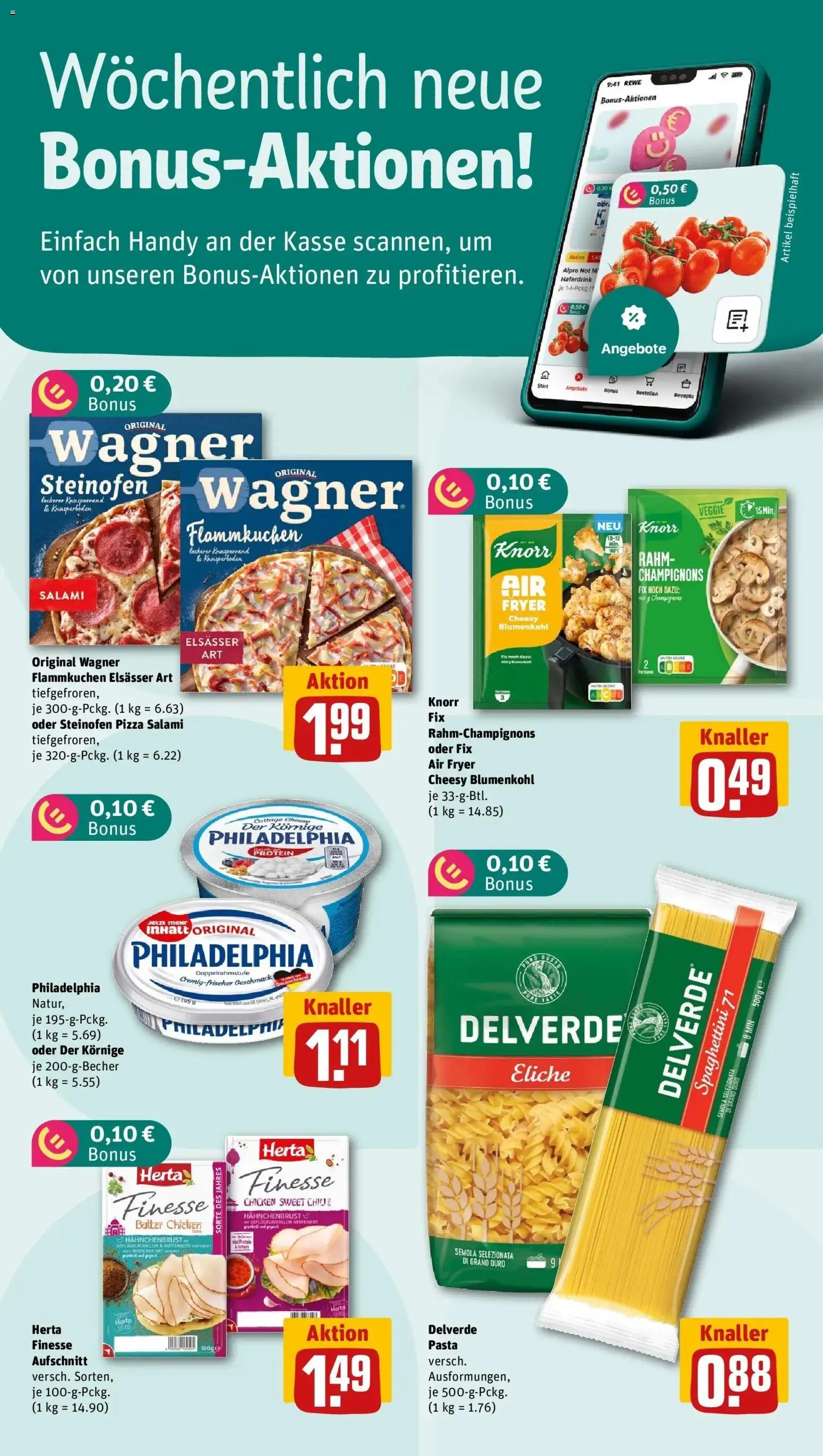 REWE Prospekt ab 24.08.2026 zum Blättern » Angebote | Seite: 2 | Produkte: Milch, Champignons, Alpro, Blumenkohl