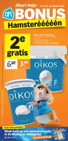 Albert Heijn Folder week / de la semaine 43 - Voorbeeld van een folder van Albert Heijn, geldig van 19/10/2026