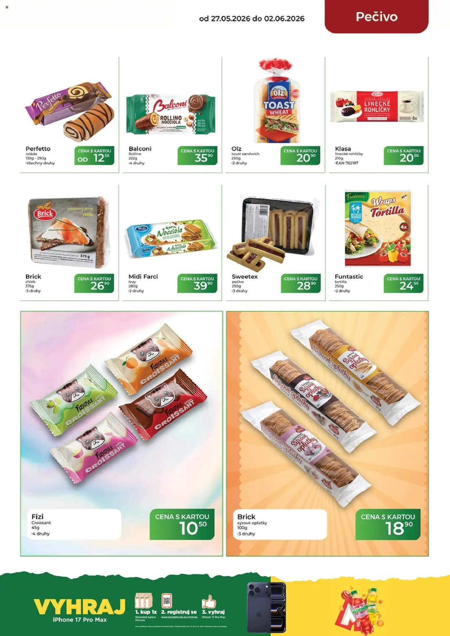Tamda Foods leták od 27.05.2026 | Strana: 27 | Produkty: Chléb, Iphone, Tortilla, Croissant