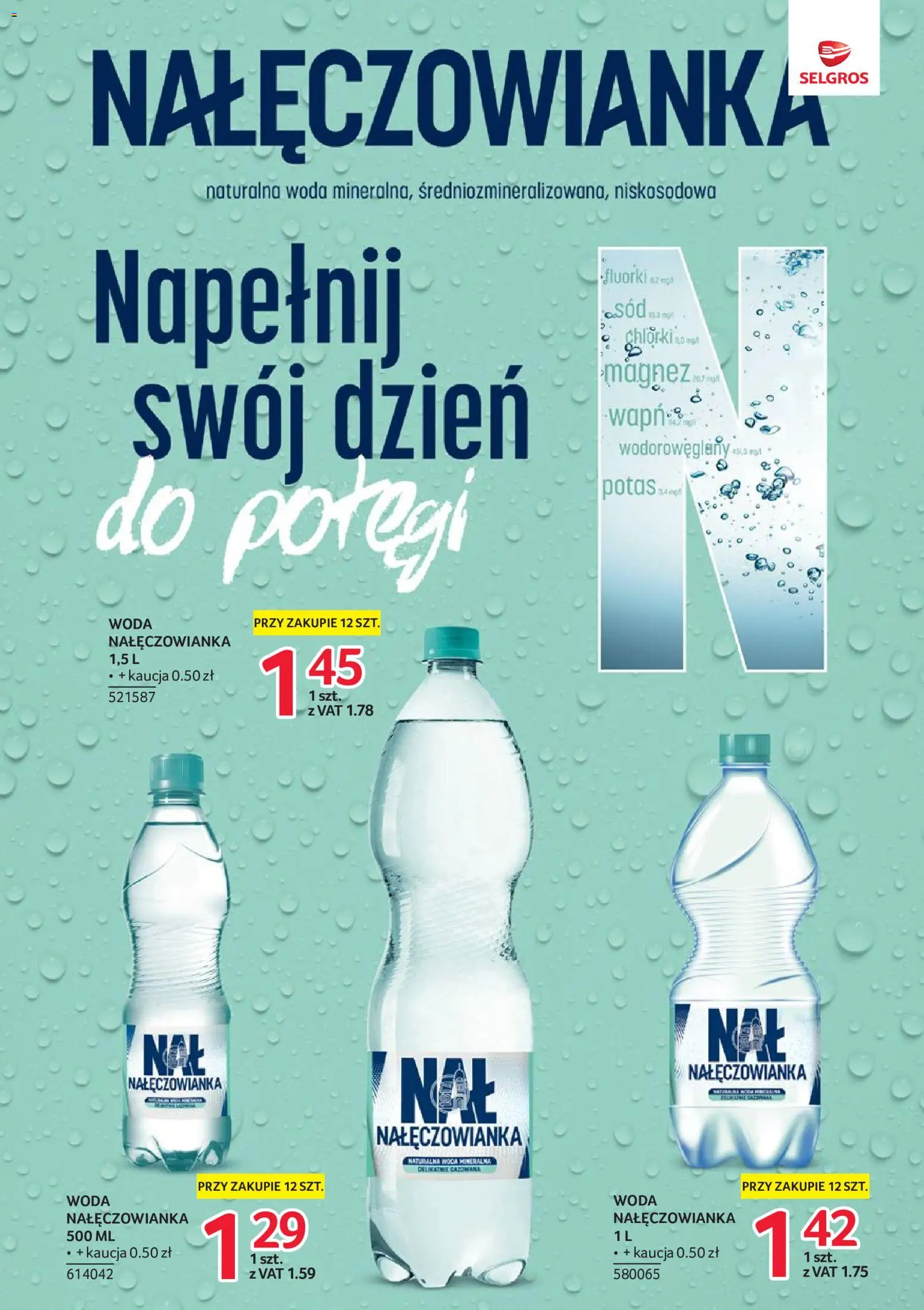 Selgros cash&carry gazetka - Markowe produkty od 30.07.2026 | Strona: 19 | Produkty: Woda