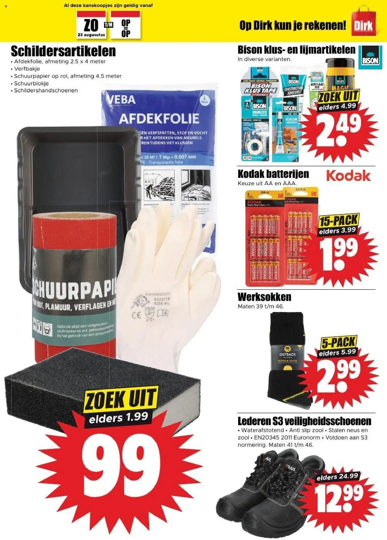 {H1} | Pagina: 29 | Producten: Slip, Tape, Batterijen, Folie