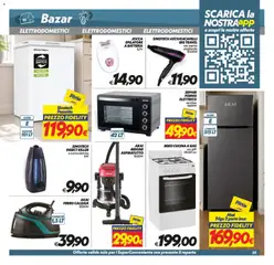 Anteprima del volantino SuperConveniente volantino valido a partire dal 31/07/2026 | Pagina: 23 | Prodotti: Freezer, Epilatore, Batteria, Forno elettrico