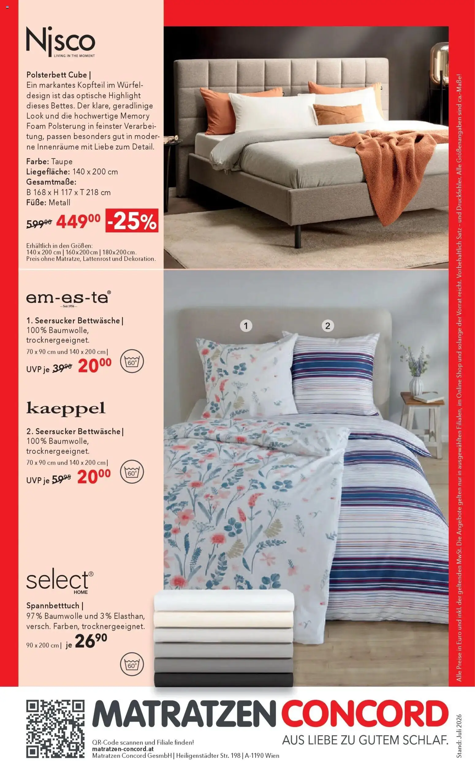Matratzen Concord Graz gültig ab 29.07.2026 | Seite: 8 | Produkte: Lattenrost