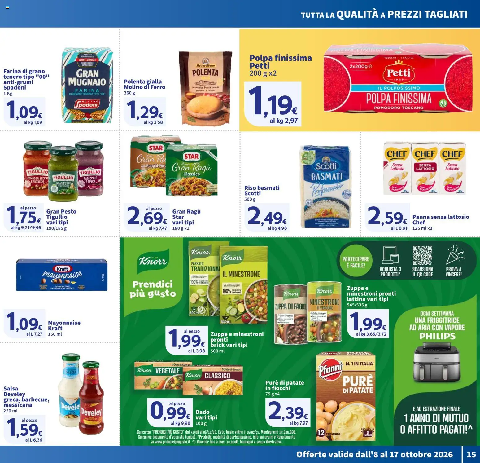 Volantino SIGMA del 08/10/2026 | Pagina: 15 | Prodotti: Speck, Minestrone, Riso Basmati, Friggitrice