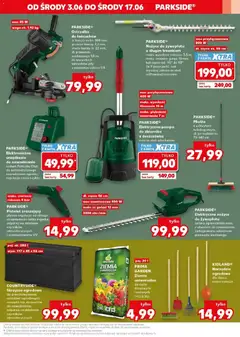 Pogląd oferty "Kaufland gazetka - Złap Okazje" - ważna od 03.06.2026 | Strona: 7 | Produkty: Karta, Waga, Ziemia, Nożyce do żywopłotu