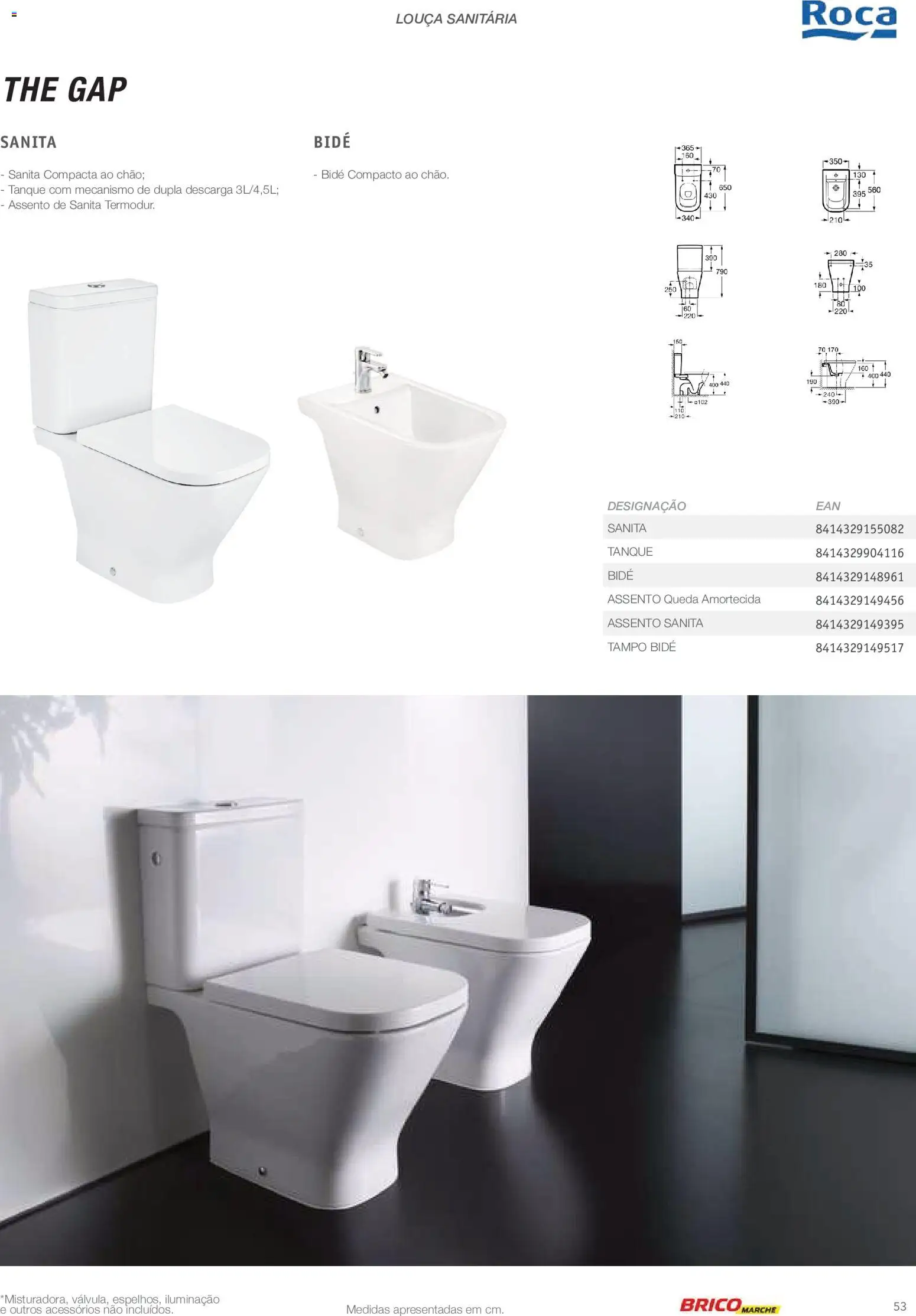 BricoMarché Catálogo de Inspiração Banho │ válido de 15.06.2026 | Página: 53 | Produtos: Tanque, Louça sanitária