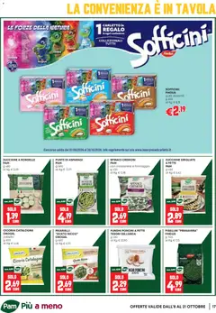 Anteprima del volantino PAM volantino Occasioni Extra valido a partire dal 08/10/2026 | Pagina: 17 | Prodotti: Mozzarella, Spinaci, Friarielli, Terra