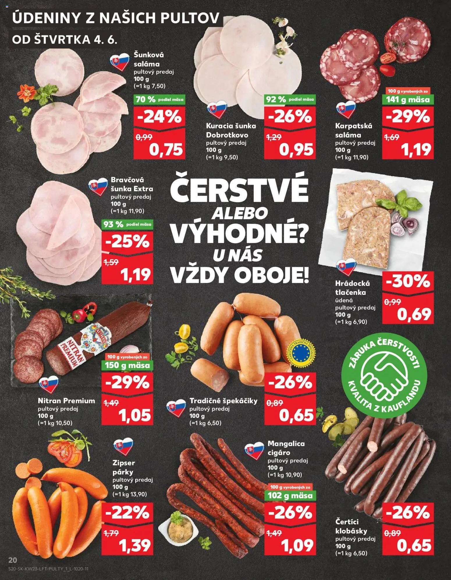Nové Kaufland akcie – leták je platný od 04.06.2026 | Strana: 20