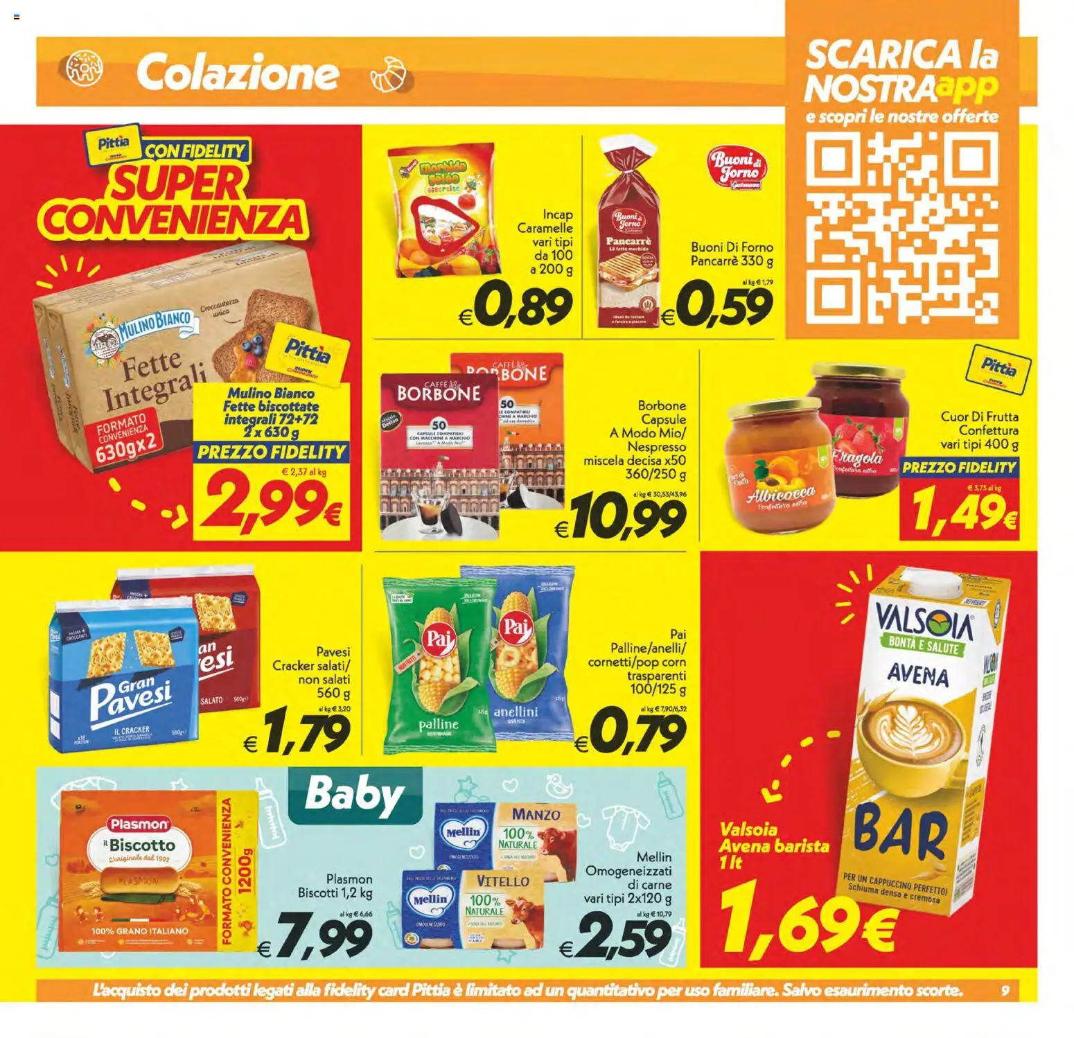 Volantino SuperConveniente del 09.06.2026 | Pagina: 9 | Prodotti: Manzo, Frutta, Vitello, Forno