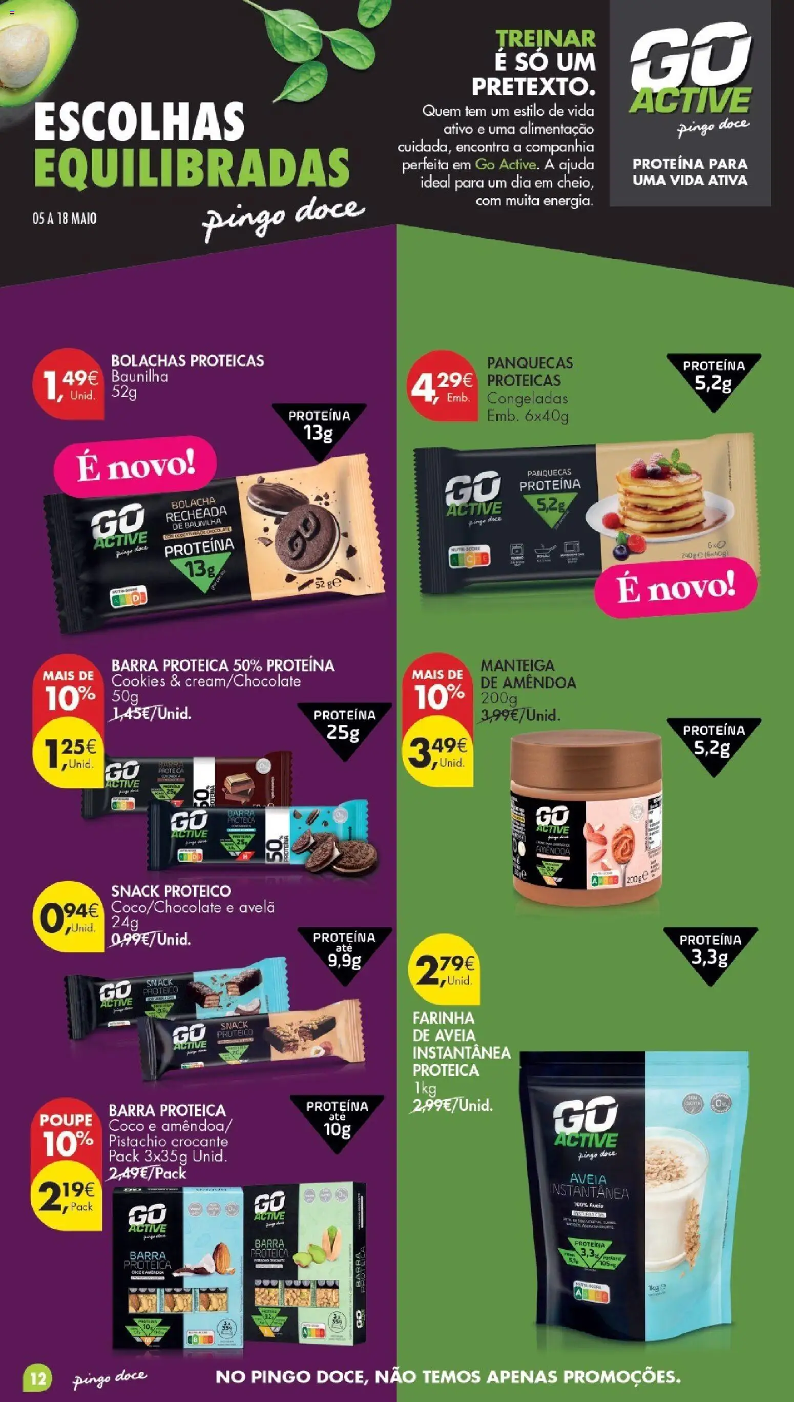 Pingo Doce Poupe Esta Semana Madeira │ válido de 05.05.2026 | Página: 12 | Produtos: Aveia, Bolachas, Panquecas, Manteiga