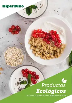 Vista previa HiperDino Productos Ecológicos válido desde el 23/10/2026