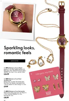 Preview of Oriflame - Offers valid from 17.06.2026 | Page: 38 | Products: Battery, Earrings, Watch, Case