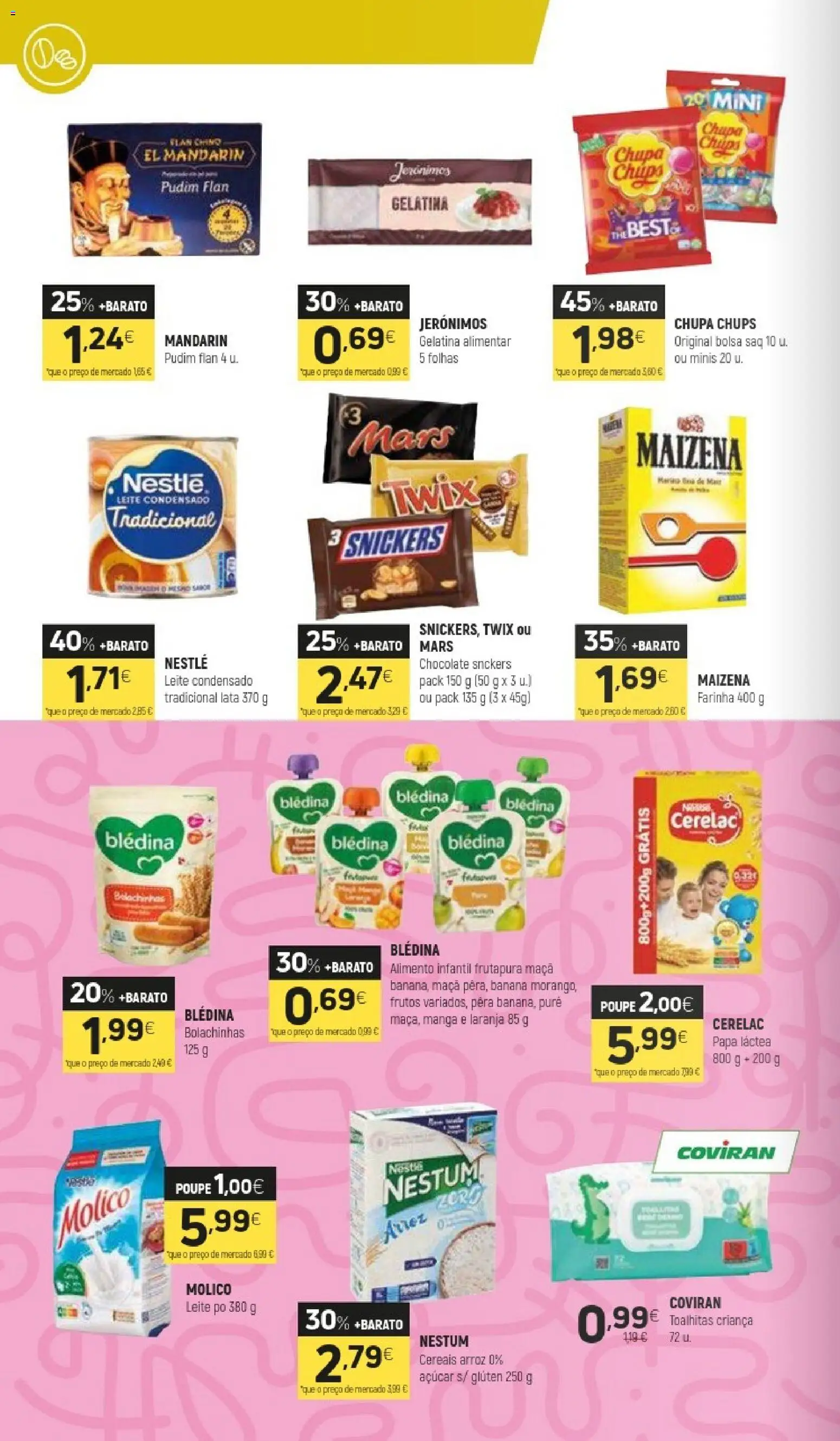 Coviran folheto │ válido de 28/07/2026 | Página: 8 | Produtos: Bolsa, Pó, Leite condensado, Cereais