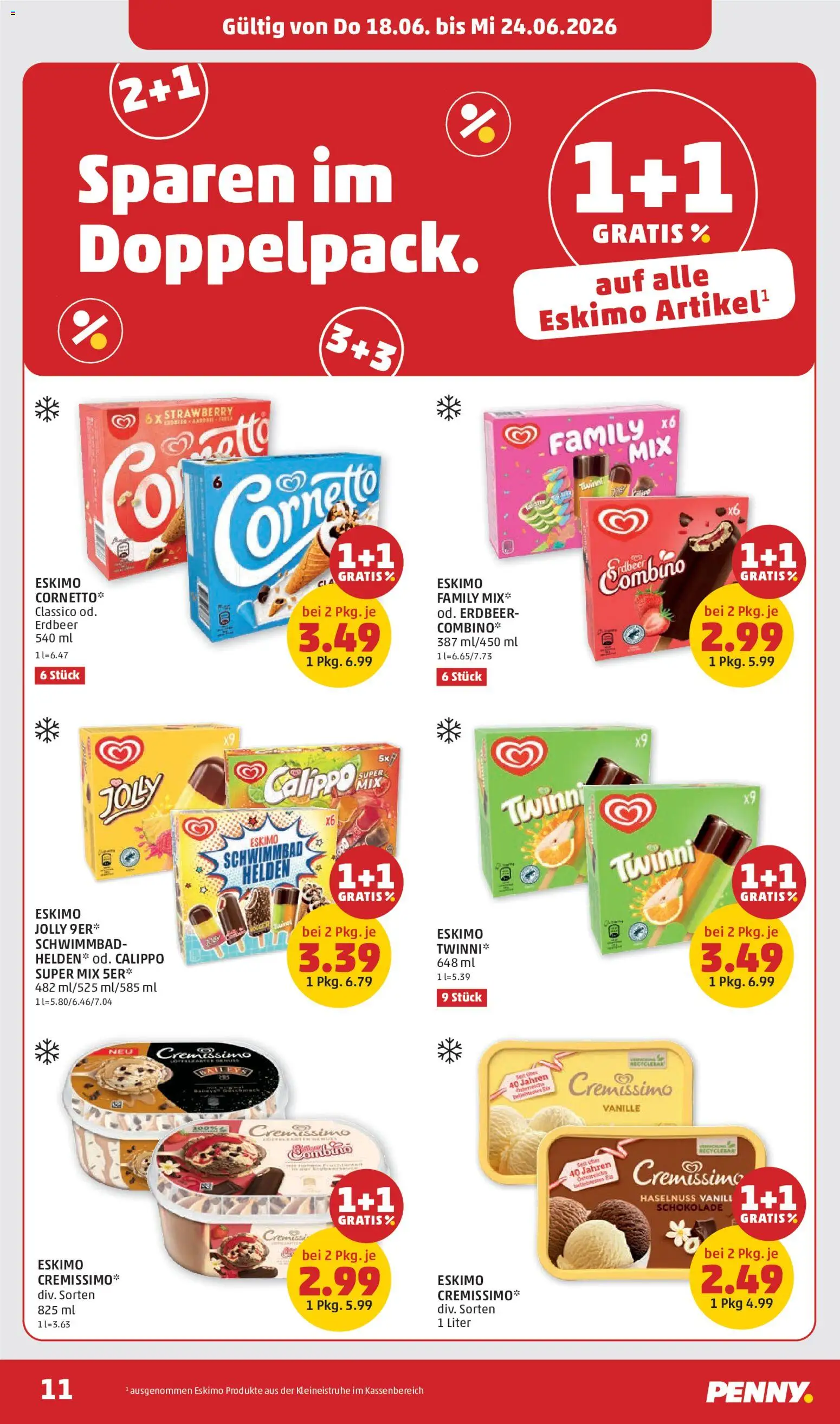 Penny Markt Schmankerl Post gültig ab 18.06.2026 | Seite: 11 | Produkte: Schokolade