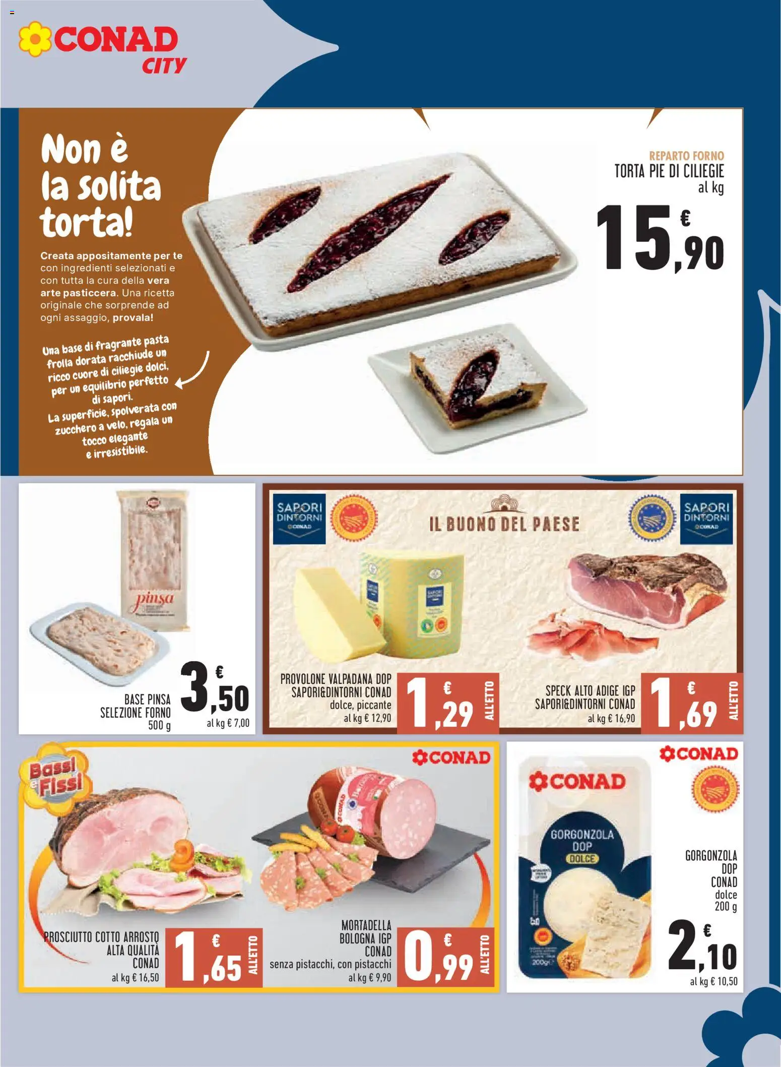 Volantino Conad del 07.05.2026 | Pagina: 9 | Prodotti: Speck, Prosciutto Cotto, Zucchero, Mortadella