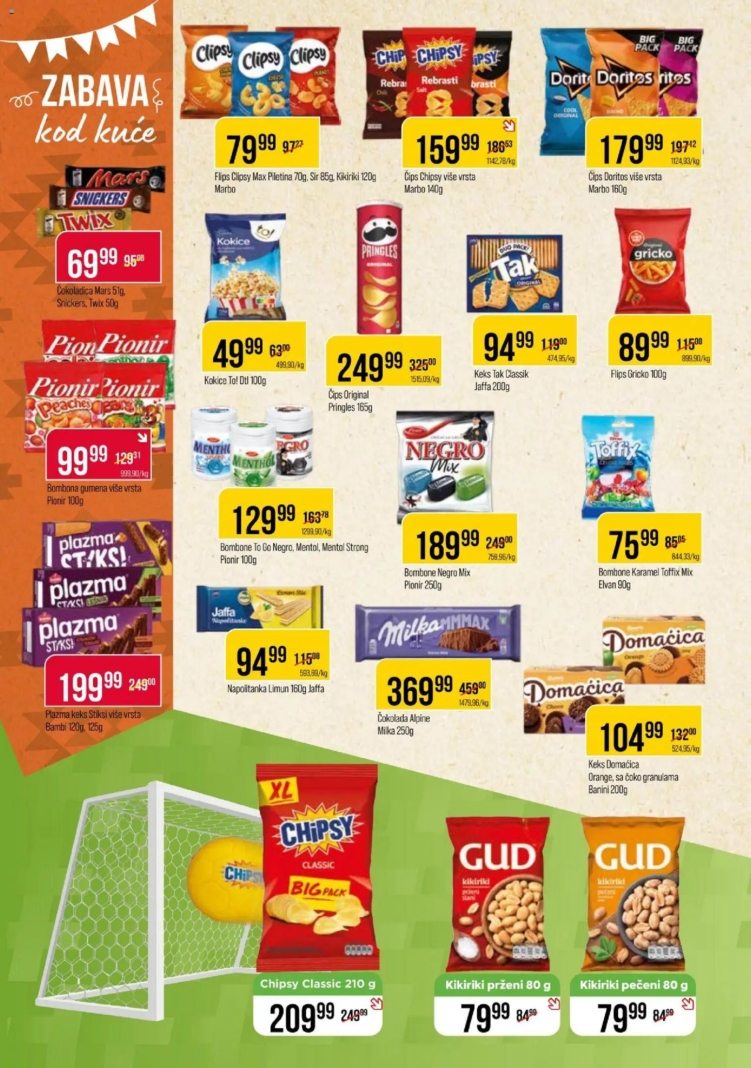 Metalac Proleter katalog - važi od 17.06.2026 | Strana: 8 | Proizvode: Milka, Pringles, Čokolada, Piletina