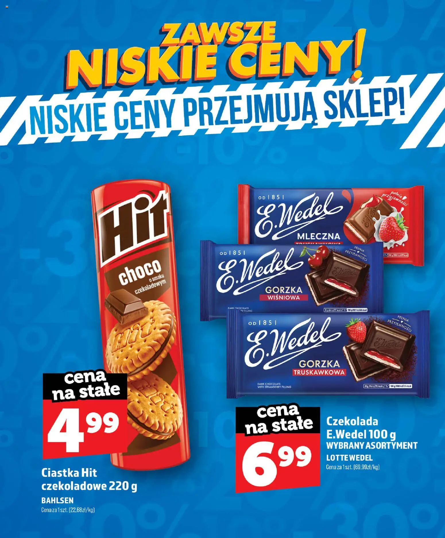 Topaz gazetka - Zawsze Niskie Ceny od 01.07.2026 | Strona: 47 | Produkty: Czekolada, Ciastka