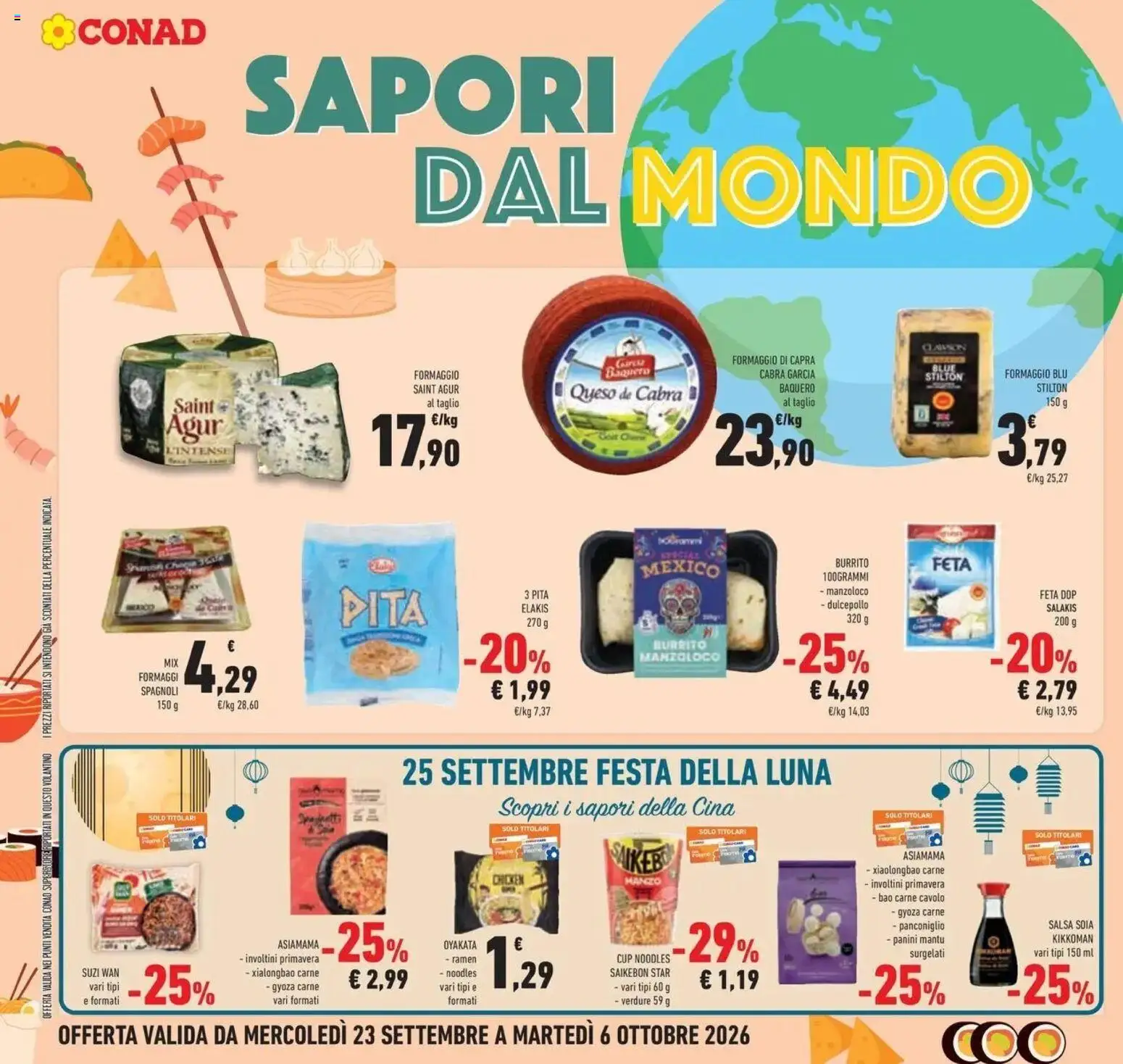 Anteprima volantino Conad dal 23/09/2026 prossima settimana | Pagina: 38 | Prodotti: Manzo, Salsa, Formaggio, Cavolo