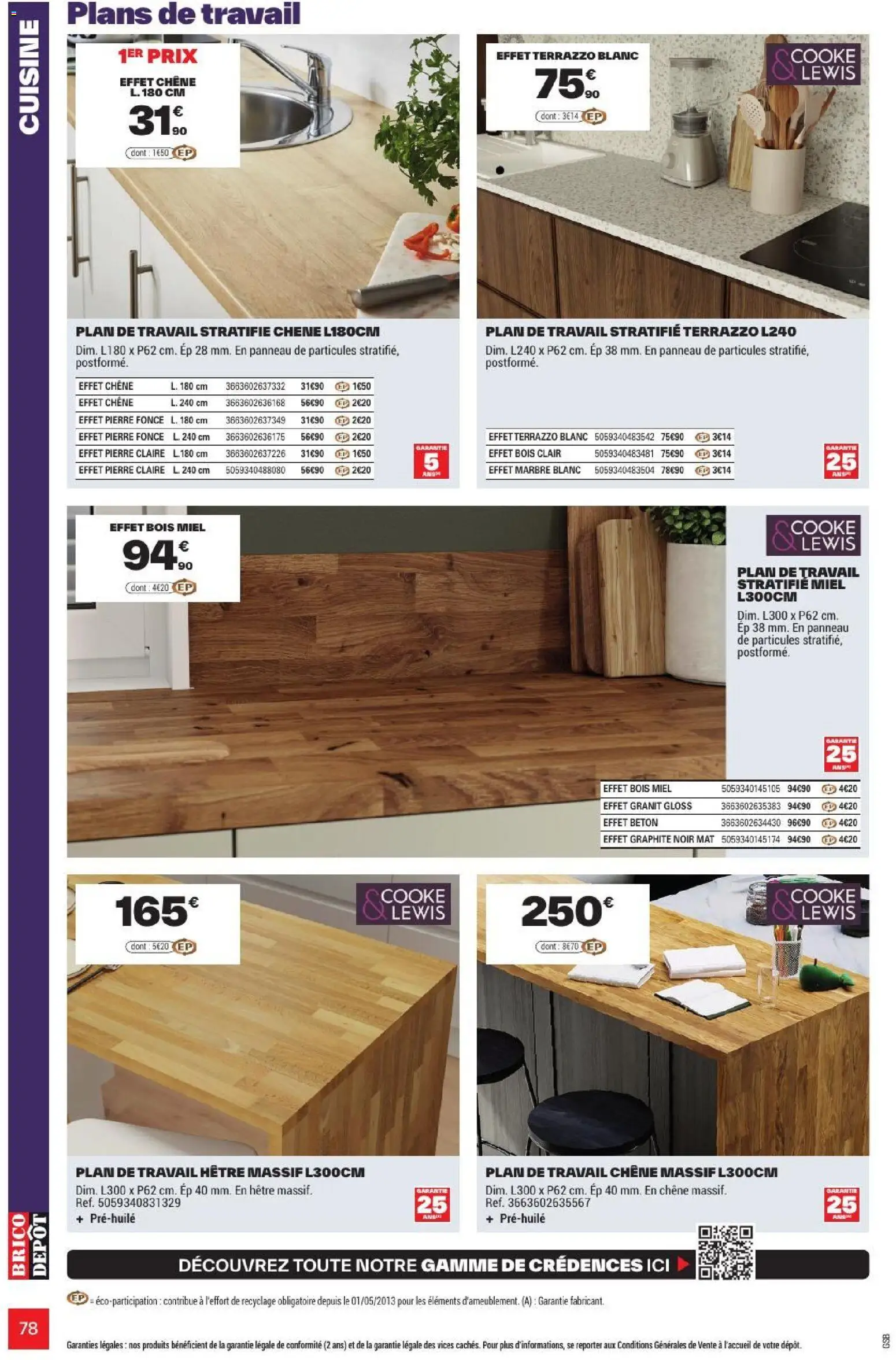 {H1} | Page: 78 | Produits: Plan de travail, Gloss, Miel