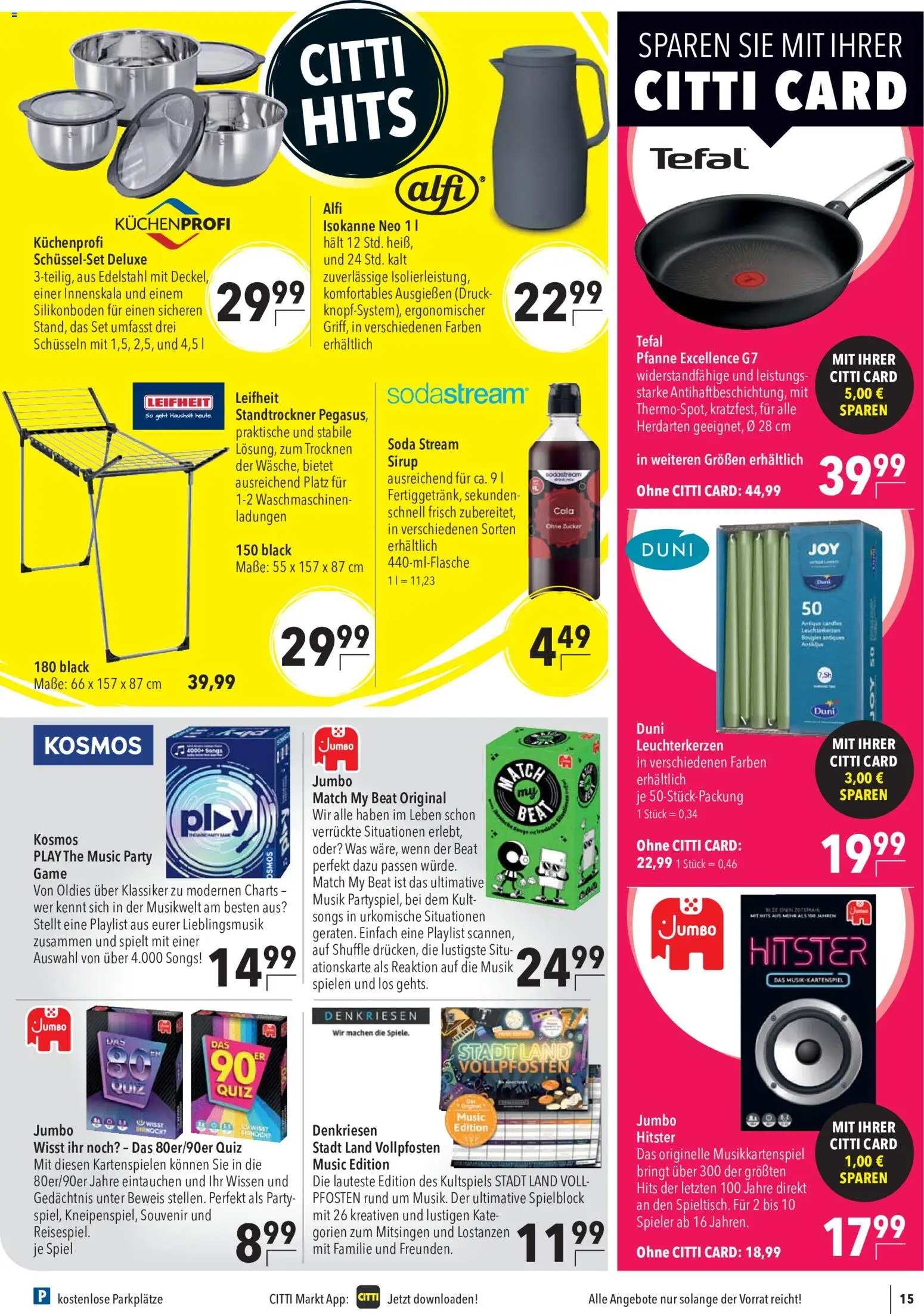CITTI Markt Prospekt – gültig ab 16.09.2026 | Seite: 19 | Produkte: Spiel, Cola, Sirup