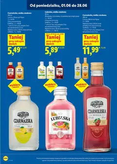 Pogląd oferty "Czarnoleska, wódka smakowa 100 ml, Flavored vodka in a 100 ml bottle, available in lemon, cherry or quince flavor." - ważna od 01.06.2026 | Strona: 23