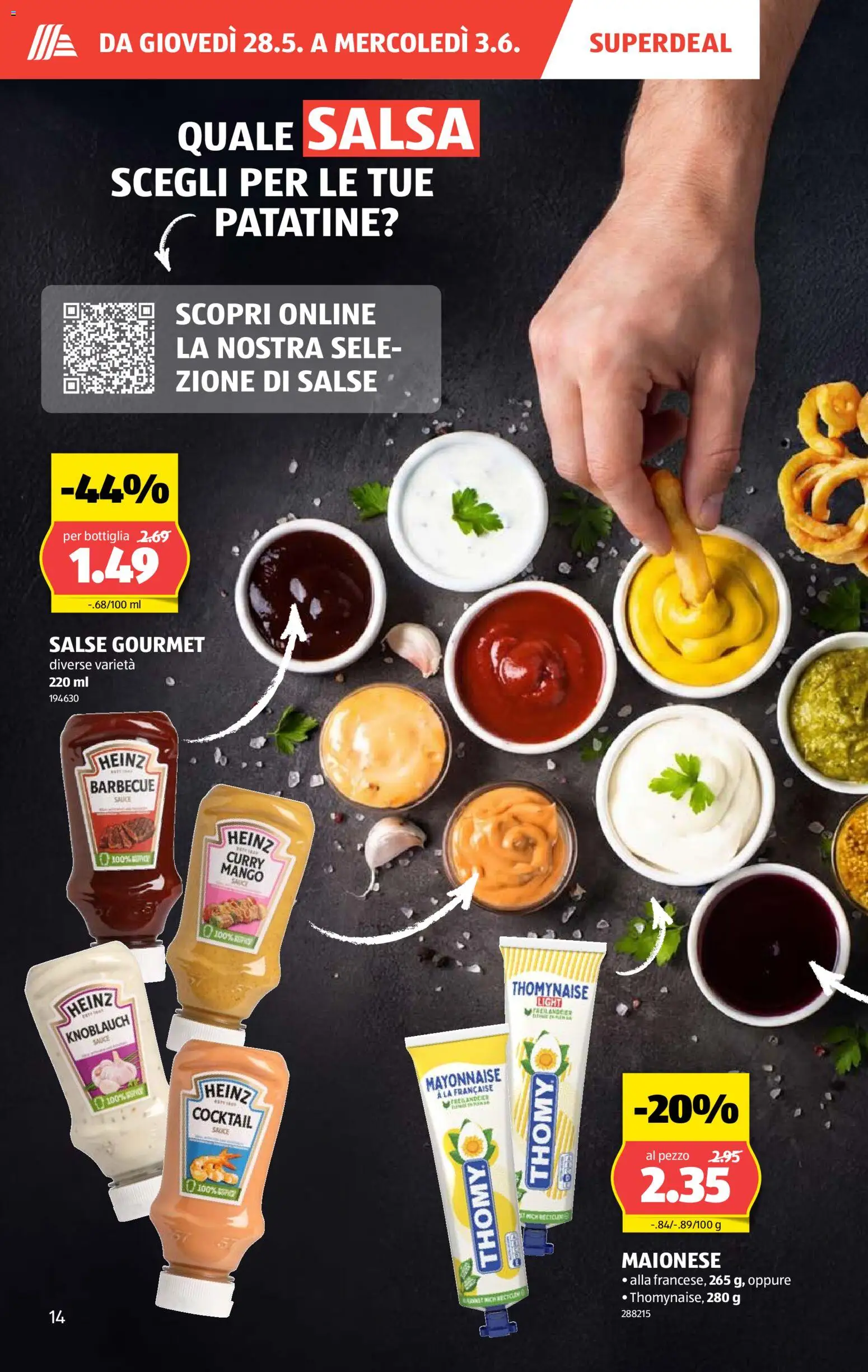 Aldi aktionen IT – gültig ab 28.05.2026 | Seite: 14 | Produkte: Knoblauch, Mango, Mayonnaise