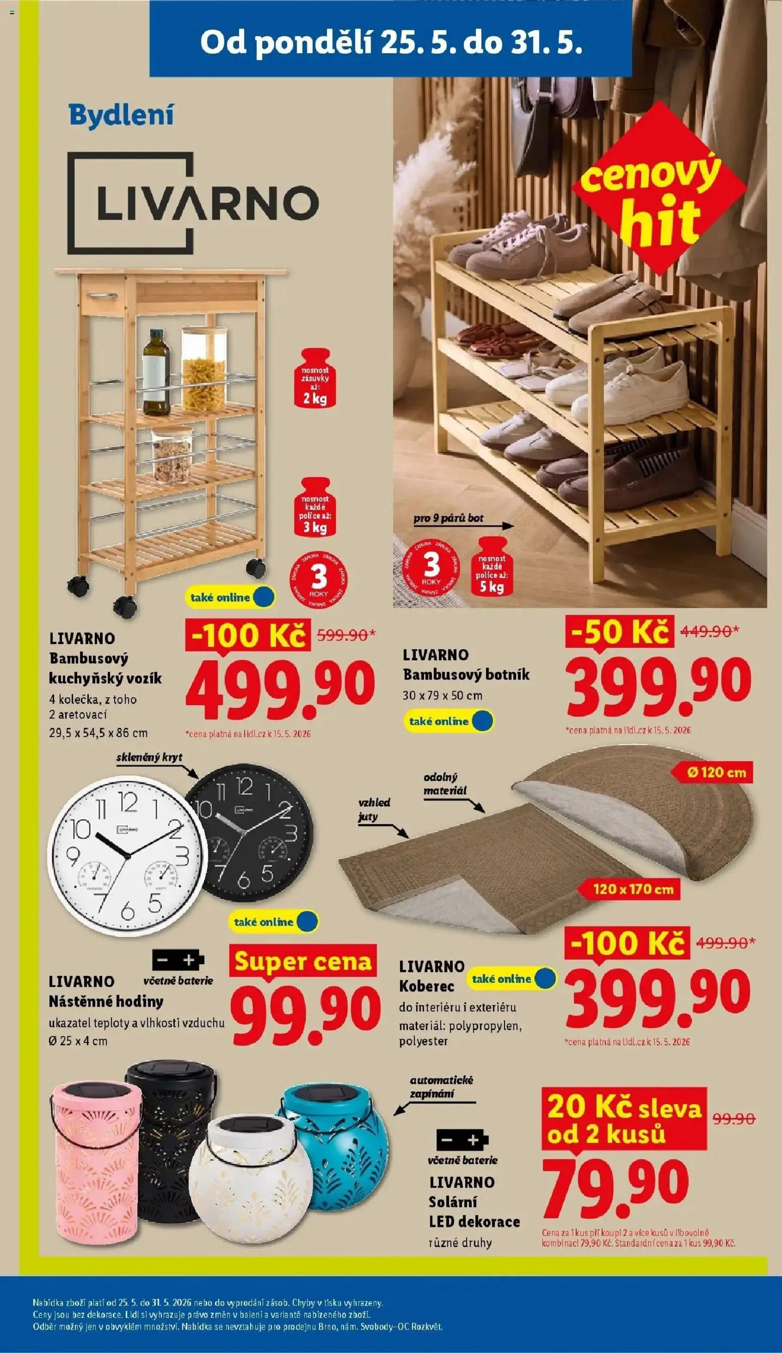 Lidl aktuální leták od 25.05.2026 | Strana: 42 | Produkty: Police, Baterie, Botník, Dekorace