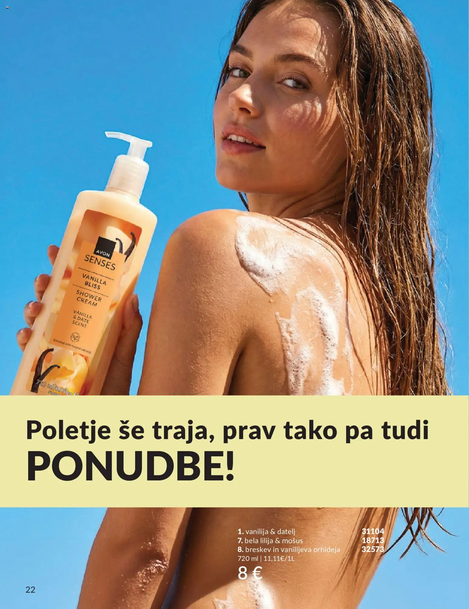 Novi Avon katalog ponudbe – veljaven od 01.08.2026 | Stran: 22 | Izdelki: Breskev