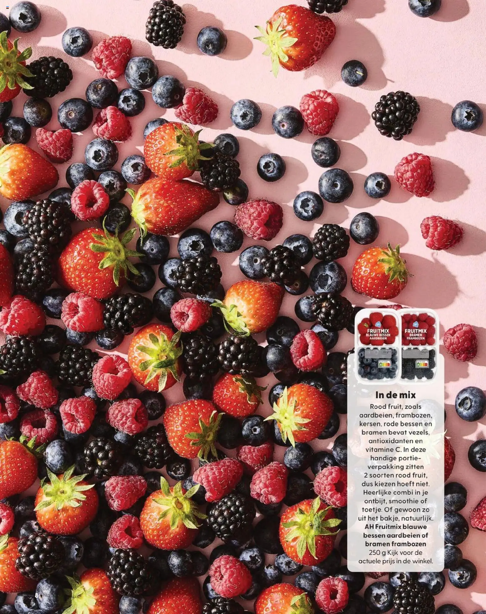 {H1} | Pagina: 8 | Producten: Smoothie, Aardbeien, Fruit, Frambozen