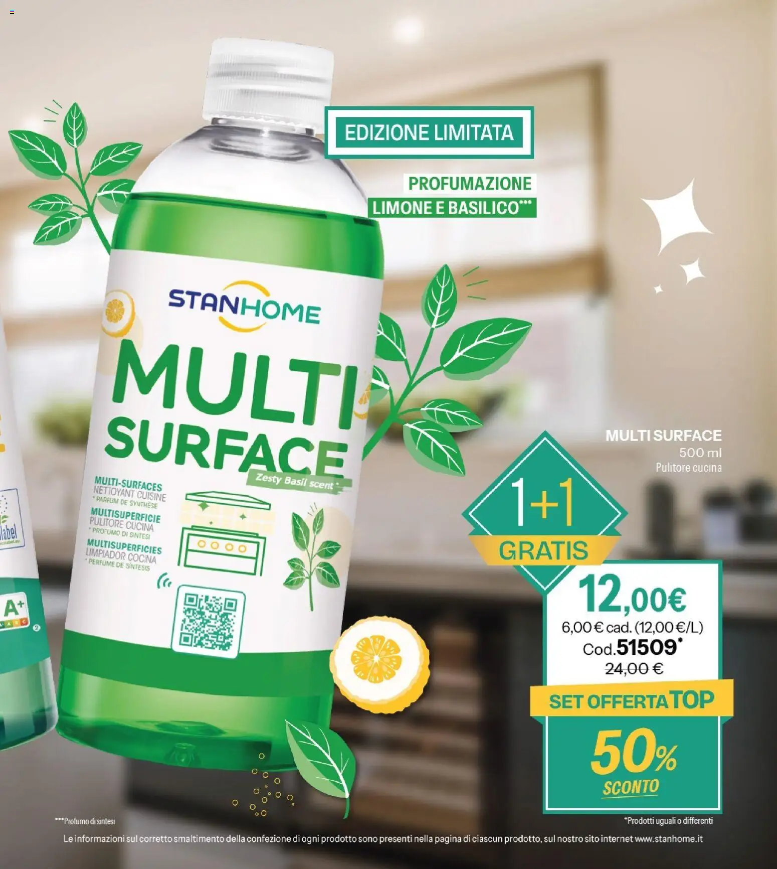 Volantino Stanhome del 23/06/2026 | Pagina: 24 | Prodotti: Limone, Top, Basilico, Profumo