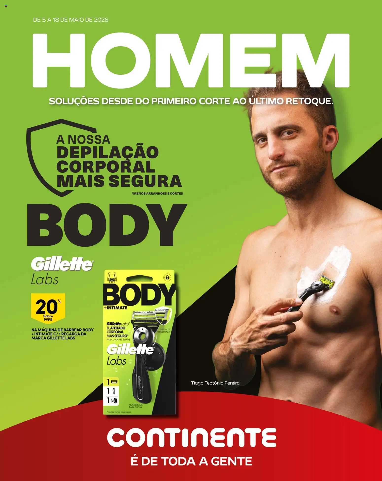 Continente Madeira │ válido de 05.05.2026 | Página: 17 | Produtos: Máquina de barbear