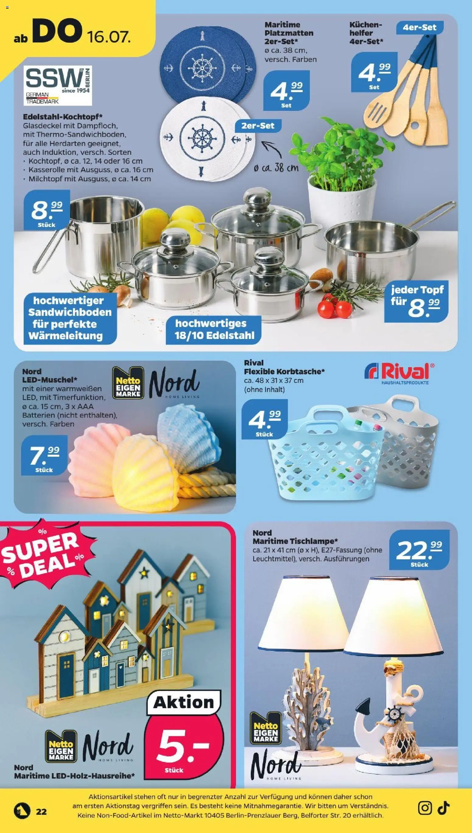 Netto Prospekt – gültig ab 13.07.2026 | Seite: 24 | Produkte: Batterien, Kuchen