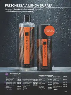 Anteprima del volantino Avon catalogo - campagna 8/2026 valido a partire dal 01/08/2026 | Pagina: 109 | Prodotti: Deodorante, Detergente, Fragranza