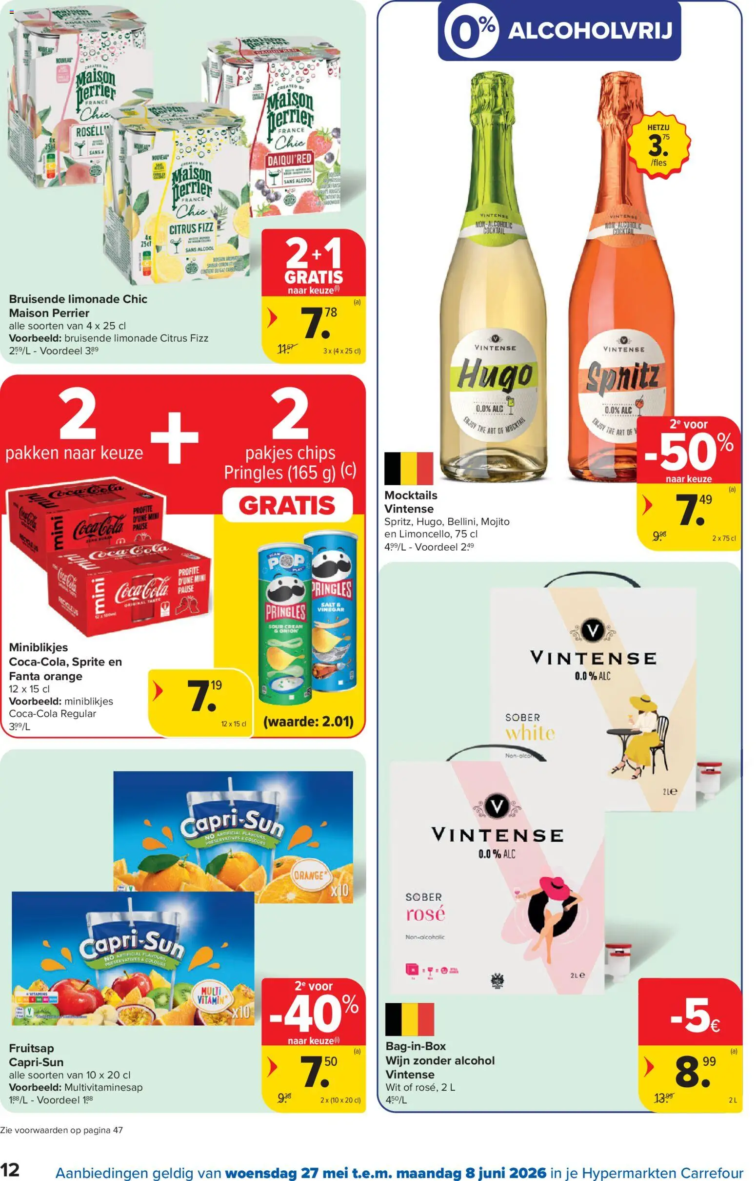 {H1} | Pagina: 12 | Producten: Sprite, Chips, Pringles, Alcohol