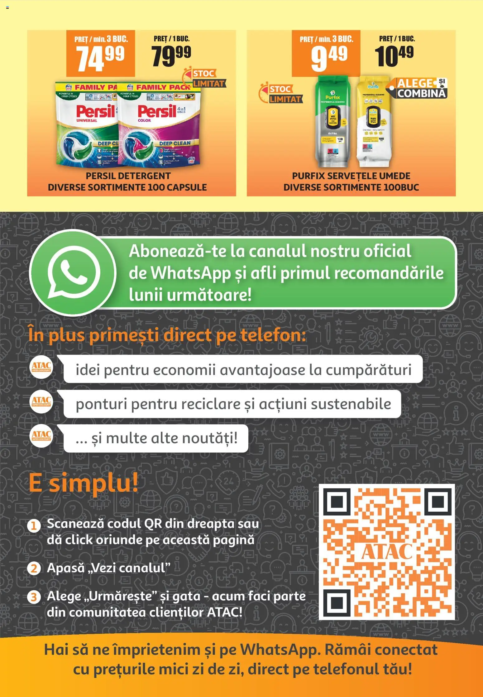 Noul catalog ATAC – valabil de la 01.07.2026 | Pagină: 6 | Produse: Telefon, Pomelo, Mici, Detergent